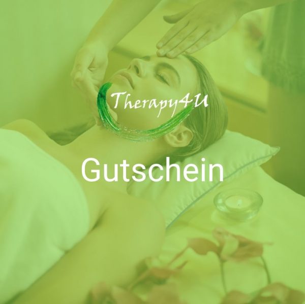 Massage Gutschein online bestellen im Therapy4U Shop
